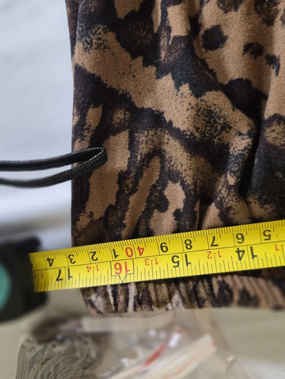 Womens No Boundaries Animal Print Wide Leg Jumpsuit